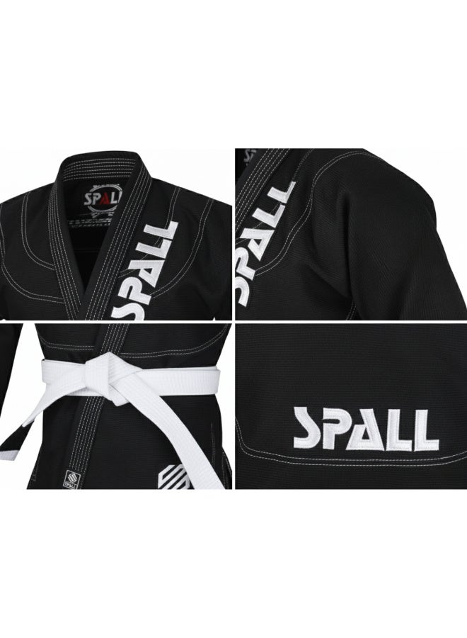 سبال بدلة سبال للجيو جيتسو البرازيلية BJJ – كيمونو بيرل ويف فاخر للرجال والنساء، زي تدريب احترافي للمصارعة والفنون القتالية - Image 3